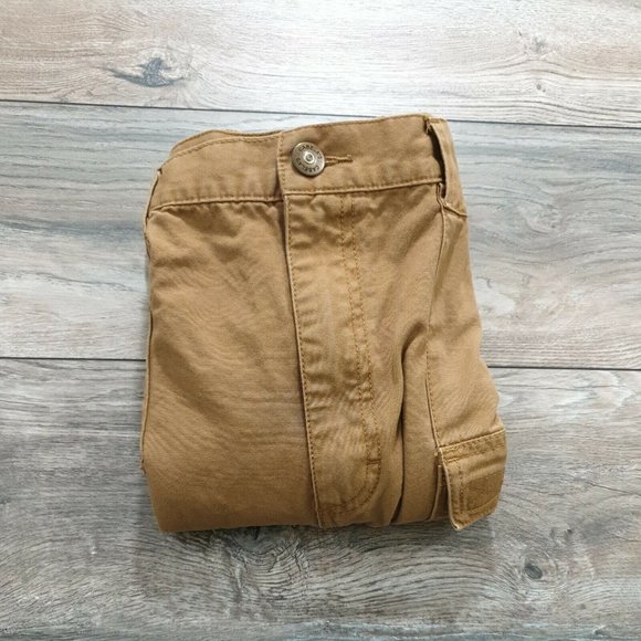 Cabelas Mens Cargo Shorts Earth Brown Canvas Wash Outdoor Camping Casual Work - Picture 11 of 11